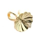 14K Yellow Gold Pearl Cup Pendant Necklace Setting