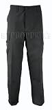 Black Poly / Cotton Twill BDU Pants