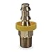 Hose Fitting, 3/4 In. ID, 1/2-14, (M)NPT
