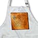 777images Designs Graphic Design Bible Verse - Isaiah 9 7 Bible verse predicting Jesus birth for Christmas engraved on copper background - Aprons