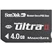 SanDisk 4 GB Ultra II Memory Stick PRO Duo Mobile (SDMSPDU-4096-A10M, US Retail Package)