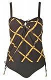 Bias Bridle Two Piece Plus Size Tankini Swimsuit by Your Best Look - Plus Size Swimwear Plus Size Swimsuit