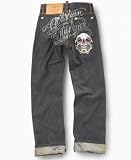 Christian Audigier Boys Raw Denim Jeans