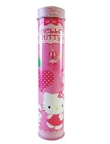 Sanrio 7.5in Pink Tin Hello Kitty Pencil Holder - Hello Kitty Pencilcase
