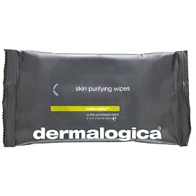 Dermalogica Skin Purifying Wipes MediBac Clearing 20 Pre-Moistened Wipes (6" x 4")