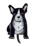 Dog Breed Pendulum Clock - French Bulldog (Black)