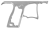 New Designz Proto Rail Pro Lite Trigger Frame - Silver