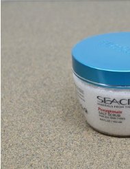 Seacret Dead Sea Pomegranate Salt Scrub All Skin Types 8.8 Fl.oz/250 Grs by Chom