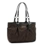 Coach Signature East West Gallery Shopper Bag Tote Brown