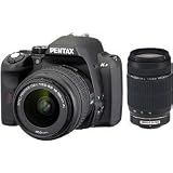 Pentax K-r 12.4 MP Digital SLR Camera with 3.0-Inch LCD and 18-55mm f/3.5-5.6 and 55-300mm f/4-5.8 Lenses (Black)