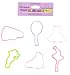Girls Sports Ballet Ice Skating Cheerleading etc Tye Dye Rubber Bands Bandz Bracelets Wristbands