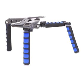 Polaroid Compact Foldable Shoulder-Mount Camera Support For The Panasonic V700, V700M, V500M, X900K, X900M, V700, V500, V100, V100M, V10 Camcorder