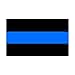 Police Thin Blue Line Reflective Decal Sticker 3