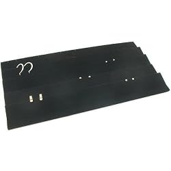 Black Velvet 45 Pair Earring Display Tray Travel Insert