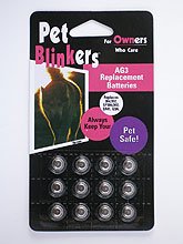 SET OF 12 BATTERIES - Flipo Pet Blinker Replacement Batteries