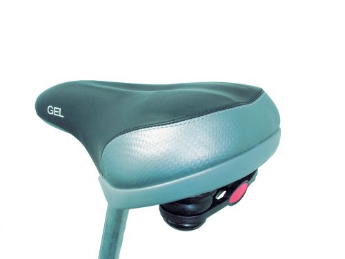 Filmer Gel-Sattel Sport und MTB, schwarz-silber Preisvergleich