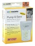Medela Pump and Save Storage Bags- 20-count
