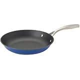 Guy Fieri Light Weight Cast Iron 12-Inch Fry Pan, Blue
