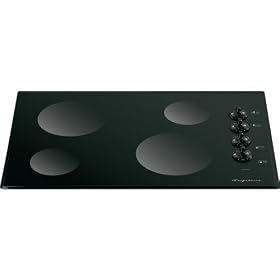 Frigidaire : FEC30S6AB 30in Electric Cooktop - Black
