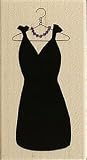 Stamps Happen Wood Mounted Stamp LITTLE BLACK DRESS For Scrapbooking, Card Makinbg & Craft Projects