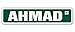 AHMAD Street Sign name kids childrens room door bedroom girls boys gift