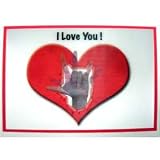 I Love You ILY Greeting Card