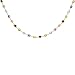 14k Gold Multi-Color Gemstone 18 in. Necklace, w/ Brilliant Cut Amethyst, Citrine, Garnet, Peridot, & Blue Topaz Stones