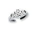 Sterling Silver Antiqued Celtic Knot Toe Ring