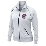 Chicago Cubs Ladies White 1.2 Track Jacket