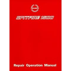 Triumph Spitfire 1500 Wsm Akm4329: Part No. Akm4329