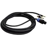 Commercial Series 14AWG Speaker Cable (Banana to Speakon)