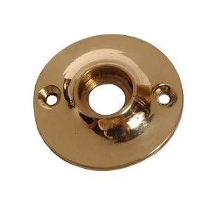 Unlacquered Brass Doorknob Rosette by 
