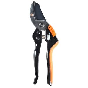 Black & Decker 1114 Professional 8-Inch Anvil Garden Pruner With 5/8-Inch Cutting Capacity