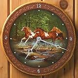 Horses Wall Clock