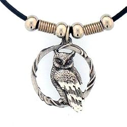 Earth Spirit Necklace - Owl - Earth Spirit Necklace
