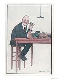 Andre-Gustave Citroen French Car Manufacturer Art Giclee Poster Print by Barrere, 18x24