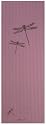 Gaiam Yoga Mat Purple Dragonfly/Libellule Purple (3Mm)