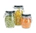 STORAGE ESSENTIALS HERMETIC JARS STORAGE ESSENTIALS SET OF THREE ASSORTED S...