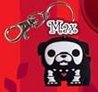 Skelanimals: Key Chain - Vinyl Max the Bulldog (Glow in Dark)