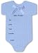 12 Blue Onesie Baby Shower Invitations - Baby Shower Invitation Set with Envelopes
