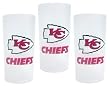 Kansas City Chiefs 3 Piece Tumbler Set - Football Sports Merchandise