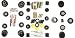 Energy Suspension 16.18110R Red HyperFlex Polyurethane Master Bushing Kit