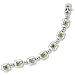 Sterling Silver 7.25 Inch 5mm Square Peridot title=