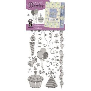 12 PACK DAZZLE STIX SLVR CELEBRATION Papercraft, Scrapbooking (Source Book)