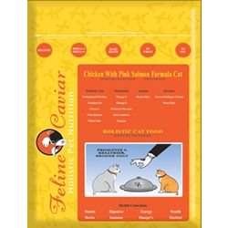 Feline Caviar Chicken with Pink Salmon Cat Dry Food (16.5-lb bag)