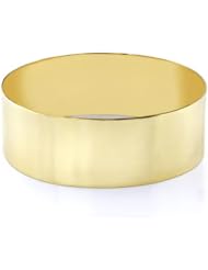 14K Gold Flat Bangle Bracelet, 25mm (1") [Jewelry]
