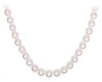 Freshwater Cultured Pearl 5.5-6.0mm14k Yellow Gold  Necklace, 24"