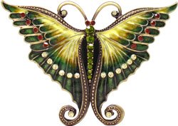 Green Butterfly Jewelry Box