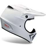 Bell Moto-8 Motorcycle Helmet  White  Dirt - Part No. 12083:S