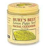 Burts Bees Lemon Poppy Seed Facial Cleanser, 4-Ounce Jars (Pack of 3)